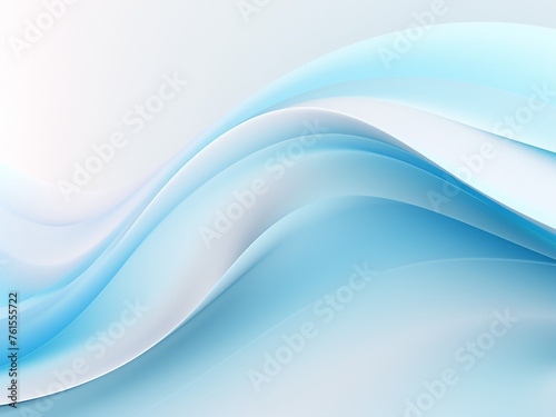 Abstract illustration: Curves blue background. AI Generation. © Llama-World-studio