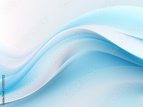 Abstract illustration: Curves blue background. AI Generation.