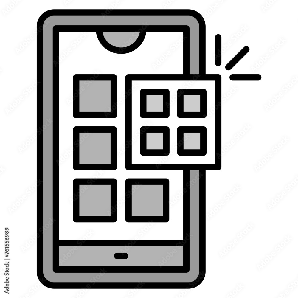 Mobile App Icon For Design Elements Mobile App Icon For Design Elements