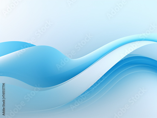 Aesthetic blue backdrop with intricate geometric waves. AI Generation. © Llama-World-studio