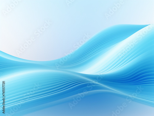 Blue backdrop brought to life with geometric waves. AI Generation.