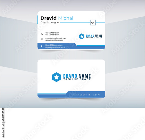 Corporate modern business card 