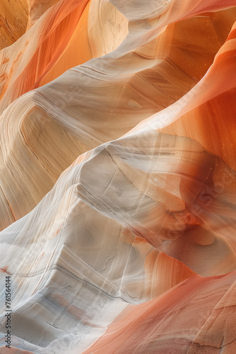 Surreal colorful landscape inspired by Grand Canyon. Rock texture, rock formations. Abstract colorful background image. Created with Generative AI technology