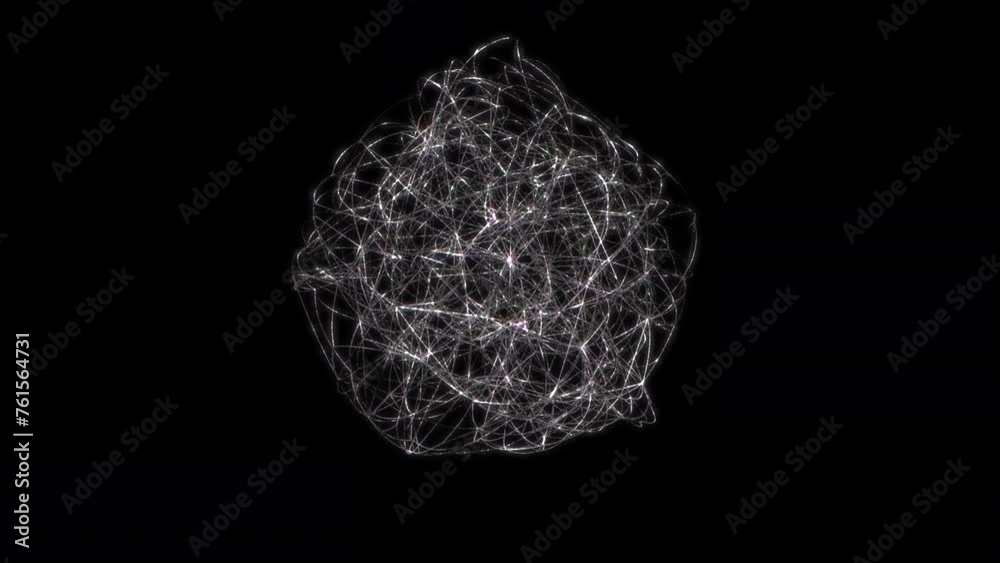 Shiny Thread Loop.
This stock motion graphics video shows a clew of shiny translucent threads rotating in a seamless loop. Shiny Thread Loop.
This stock motion graphics video shows a clew of shiny translucent threads rotating in a seamless loop.