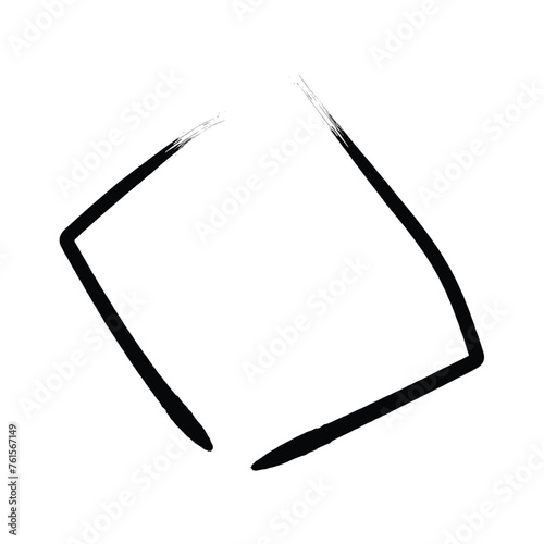 Hand drawn square frames in sketchy style.
Rectangular handdrawn grungy borders.
Vector illustration of pencil outline stroke framework box.
Collection of doodle school draft frames