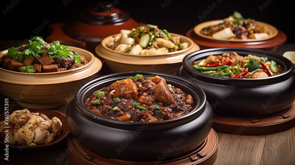 Diverse selection of Korean beef stew, offering a range of flavors and styles to satisfy various tastes and preferences.
