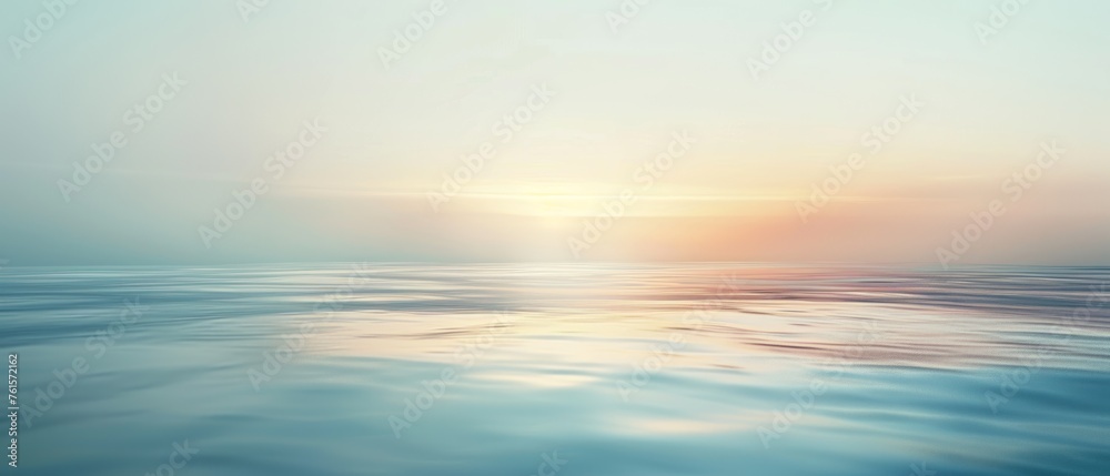 Dawn’s Gentle Embrace on the Tranquil Ocean Dawn’s Gentle Embrace on the Tranquil Ocean