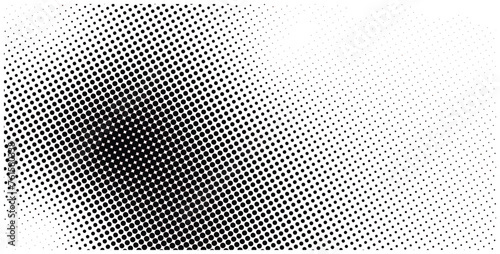 Halftone wave background. Curved gradient texture or pattern