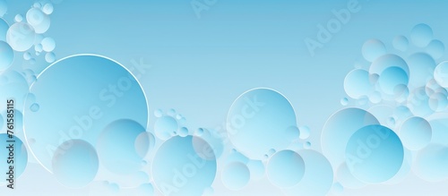 pattern with light blue spheres on abstract gradient background. Suitable for advertising and promotional materials.