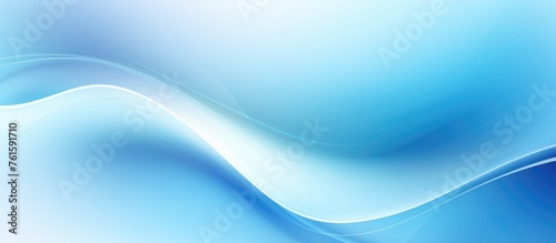 Abstract blurred background in light blue color gradient. Suitable for business design.
