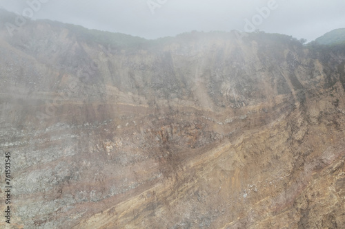 Rocky stone volcano hill photo