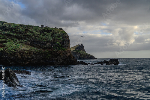 Coast Reis Magos of the island of Madeira , Portugal