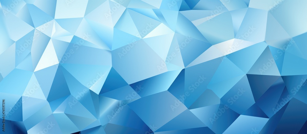 polygon abstract background in light blue color. Triangular geometric pattern with gradient for design. polygon abstract background in light blue color. Triangular geometric pattern with gradient for design.