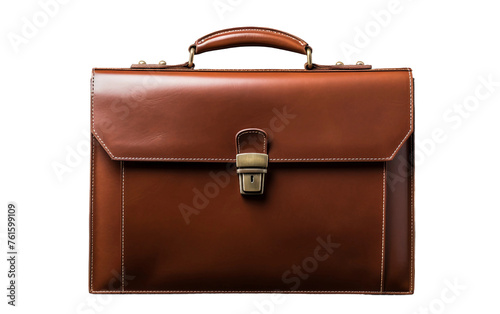 Sleek Business Briefcase on a Clear Background