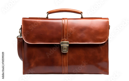 Business Briefcase on a Clear Background