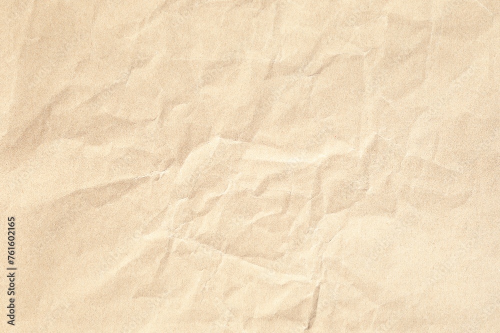 Crumpled brown background paper texture Crumpled brown background paper texture