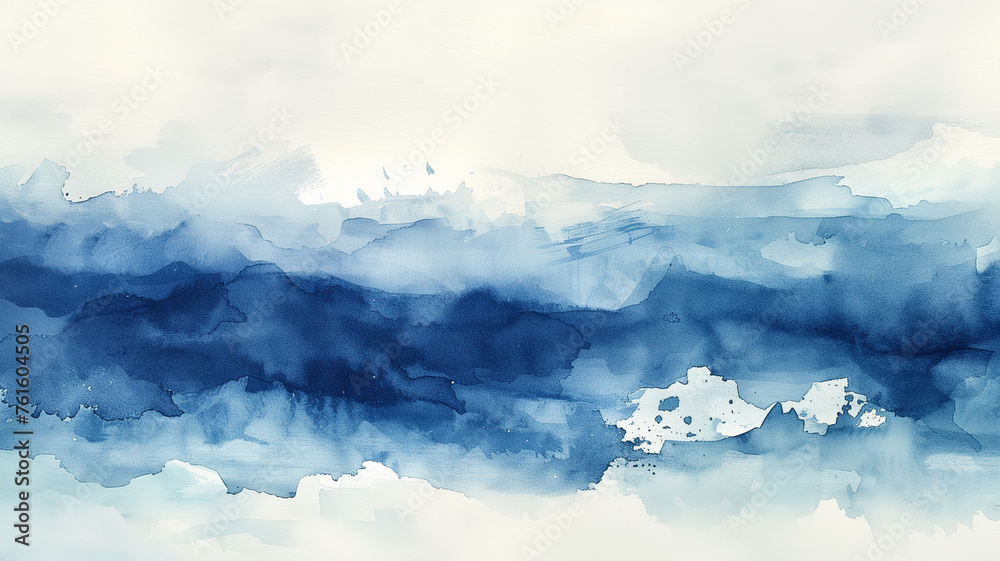 Harmonious watercolor blend, minimalistic approach for a clean, creative, and inviting background