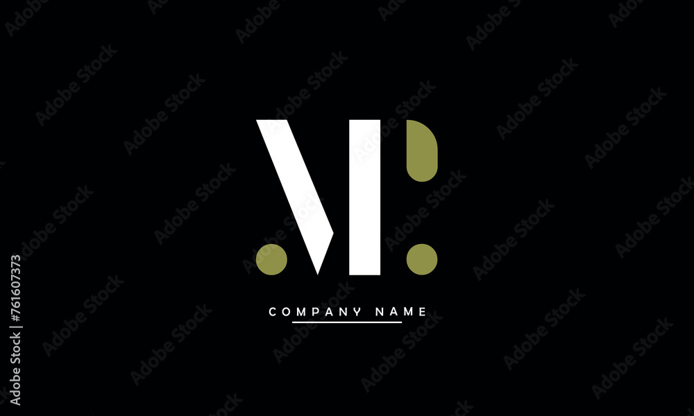 MC, CM, M, C Abstract Letters Logo Monogram