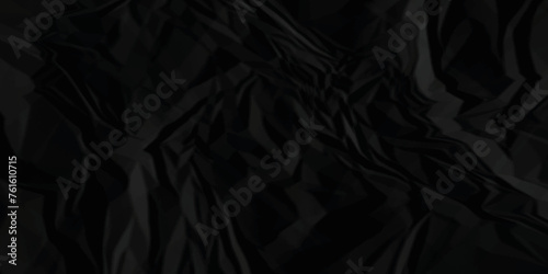 Black crumpled paper texture. black wrinkled paper texture. White paper texture crumpled and top view textures can be used for background of text or any contents.