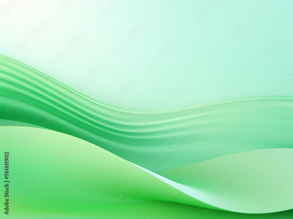 A simple Ribbons green background. AI Generation. A simple Ribbons green background. AI Generation.