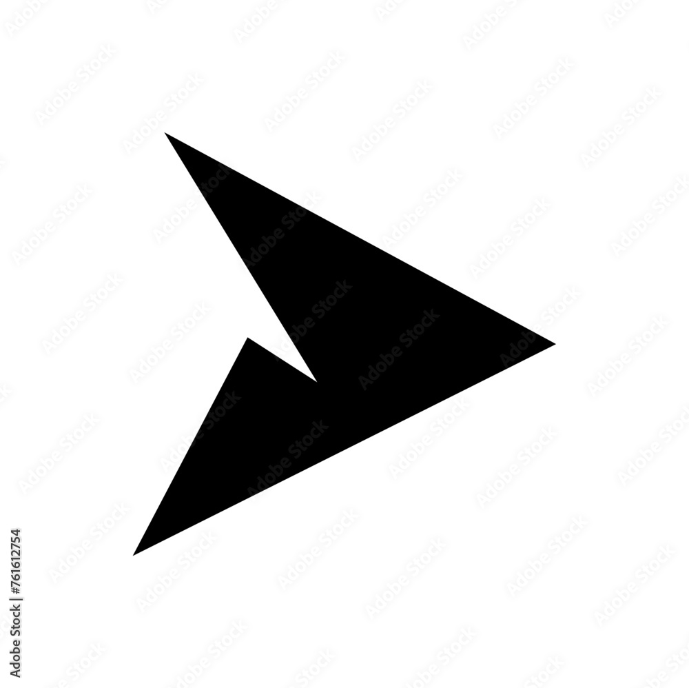 Arrow  logo design. Vector image