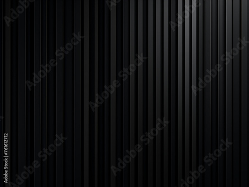 Geometric elegance: Stripes on a black background. AI Generation.