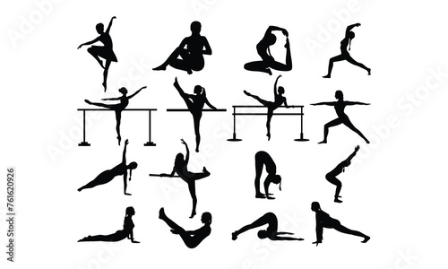 Barre Silhouette, Cut File, cutting files, printable design, Clipart