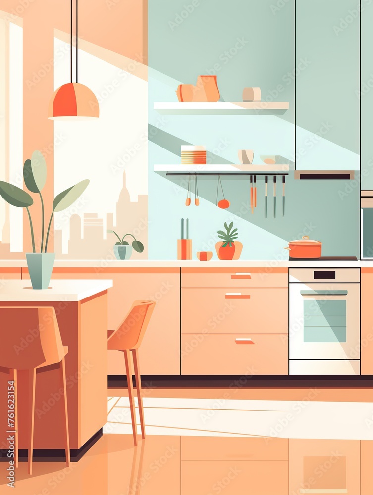 Flyer or banner design for kitchen furniture and interior decor, sale and promotion campaign. Flyer or banner design for kitchen furniture and interior decor, sale and promotion campaign.