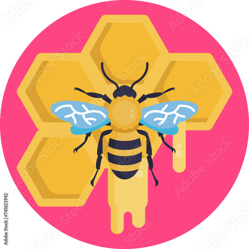 Reflecting the ingenious architecture of beehives, the Honeycomb icon celebrates the meticulous craftsmanship of bees and their vital role in pollination.