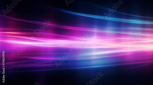 Neon Light Waves on Cosmic Background