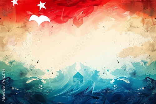 abstract background for Independence Day Syria photo