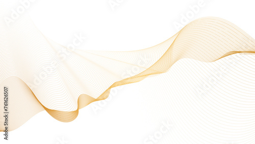 abstract golden lines Abstract wavy stripes background. modern wavy stripes on white background isolated.