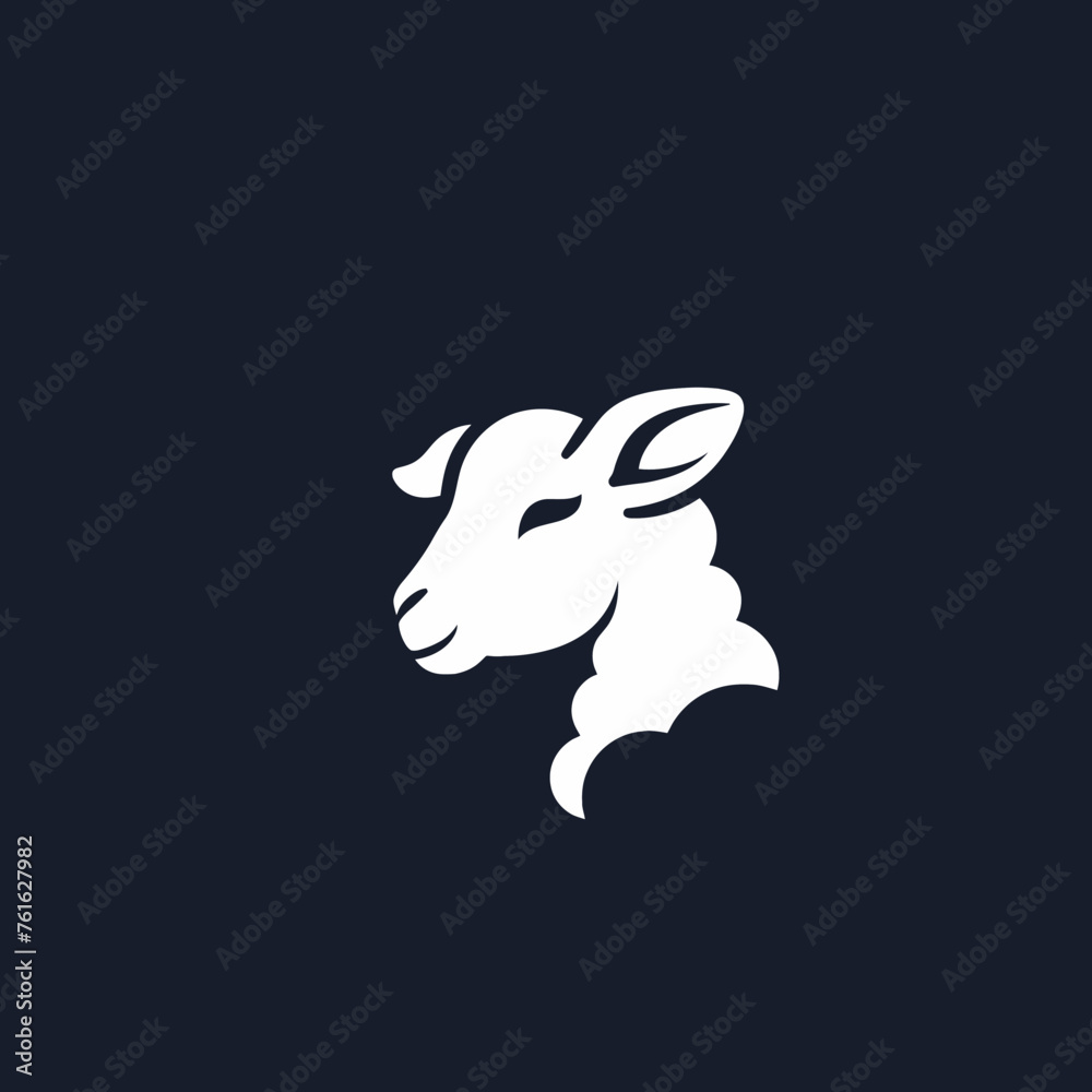 Modern Minimalist Logo Of Sheep Modern Minimalist Logo Of Sheep