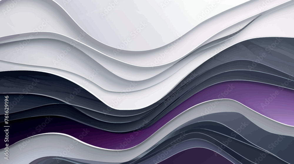 Obraz premium Purple Violet Wave Design
