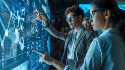 The people of the future have a unique ability to interact with supercomputers equipped with advanced artificial intelligence technologies, which allows them to effectively solve complex problems