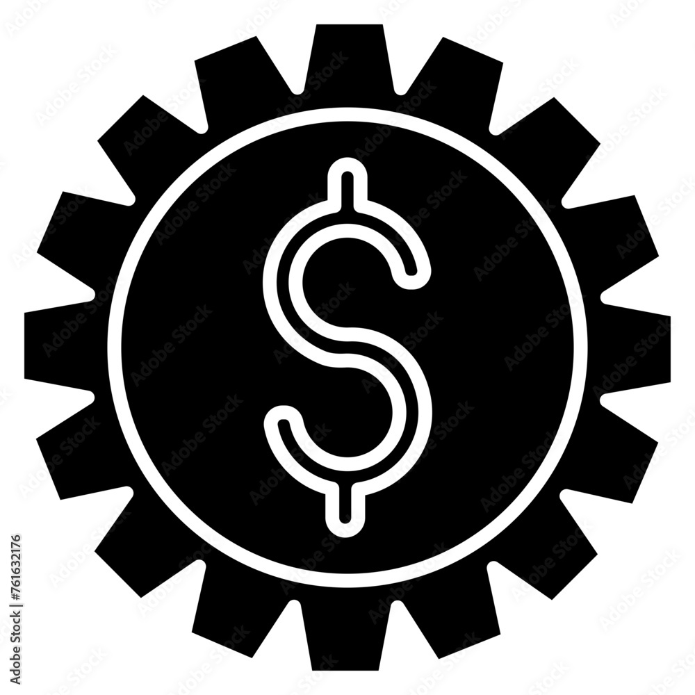 The currency icon is blue and has black lines, solid black The currency icon is blue and has black lines, solid black