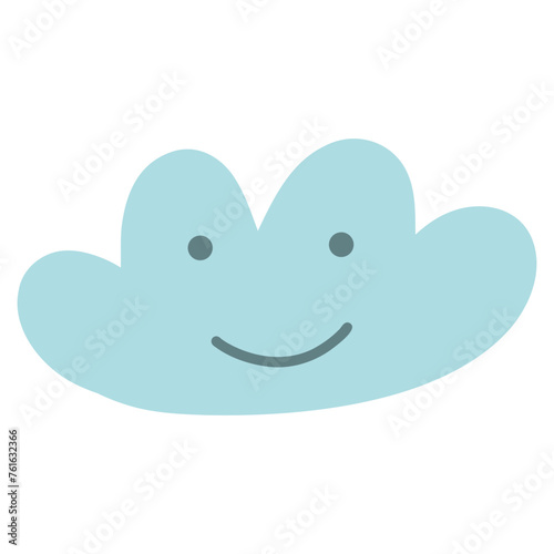 cloud happy character