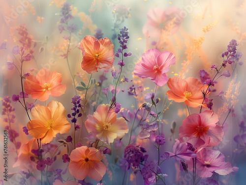 Close-up botanical background