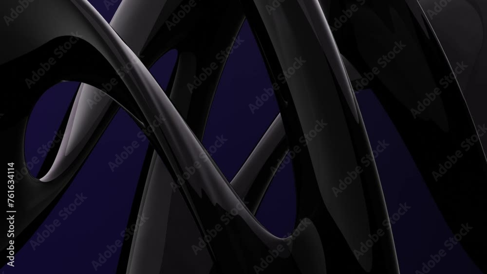moderne elegante visionäre Designform mit ästhetischer Balance, visuelle Innovation, neuartige Methoden, Hintergrund, Geometrie, Wirbel, Kurven, glas