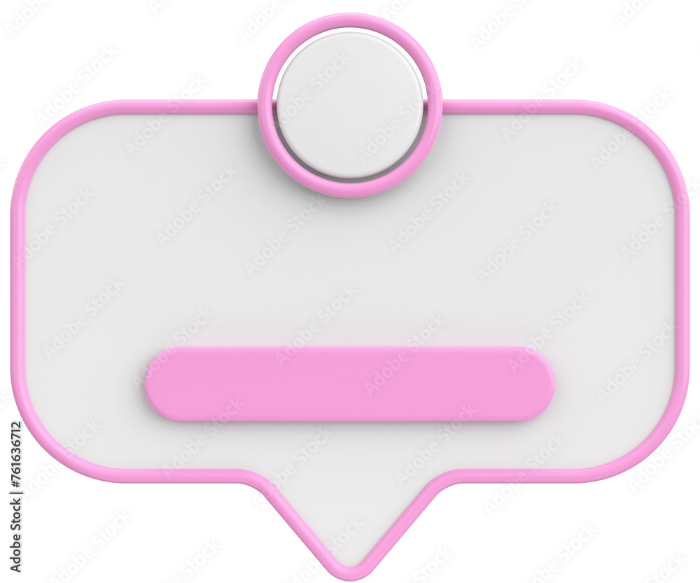 Profile box. Social media profile. 3D illustration. Profile box. Social media profile. 3D illustration.