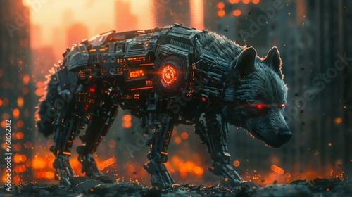 A cybernetic dog uprising against their creators, seeking independence and freedom
