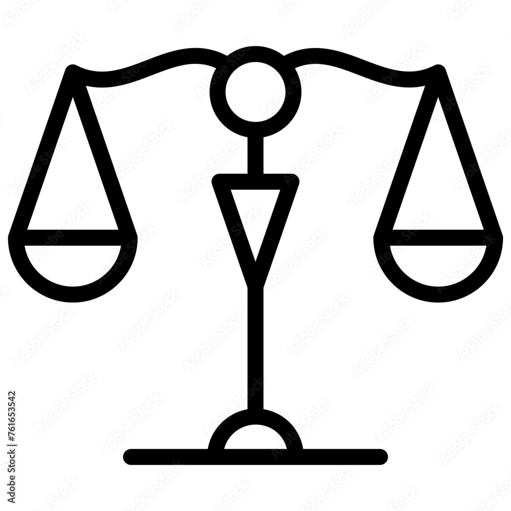 attorney law outline icon attorney law outline icon