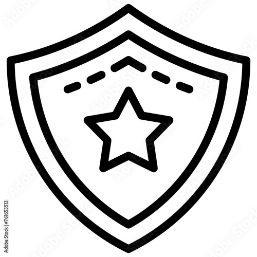 attorney law outline icon