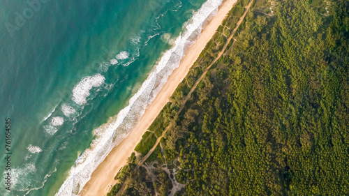 Mozambique Beach in Florianópolis, Brazil. Moçambique Beach