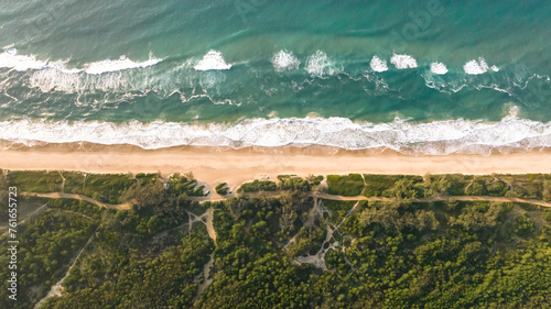 Mozambique Beach in Florianópolis, Brazil. Moçambique Beach