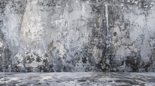 Grey concrete wall. Grunge background