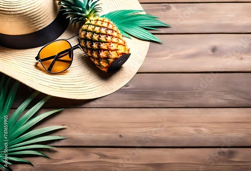 pineapple on table
