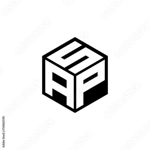 APS letter logo design in illustration. Vector logo, calligraphy designs for logo, Poster, Invitation, etc.