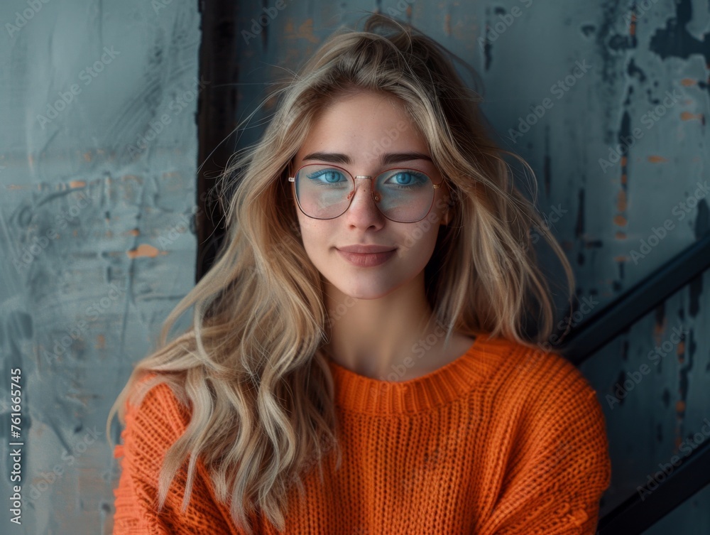 Fototapeta premium portrait of an attractive young woman. 