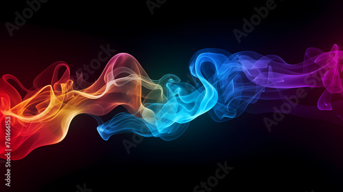 Smoke and particles texture background wallpaper © Derby